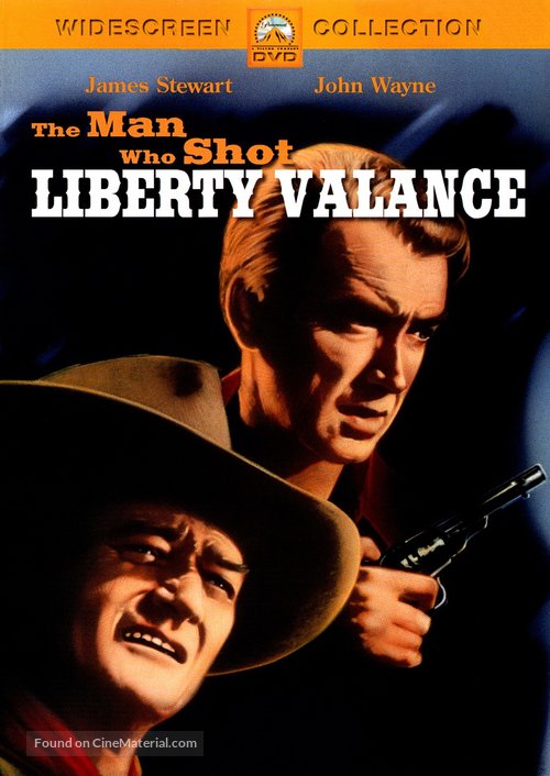 The Man Who Shot Liberty Valance - DVD movie cover