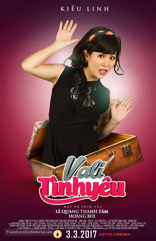 Vali t&igrave;nh y&ecirc;u - Vietnamese Movie Poster