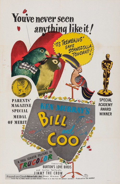 Bill and Coo - Re-release movie poster
