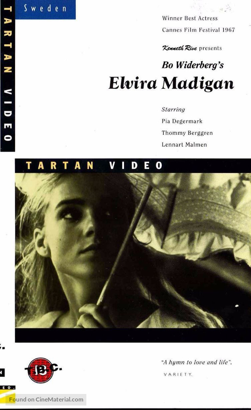 Elvira Madigan - British Movie Cover