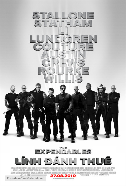 The Expendables - Vietnamese Movie Poster