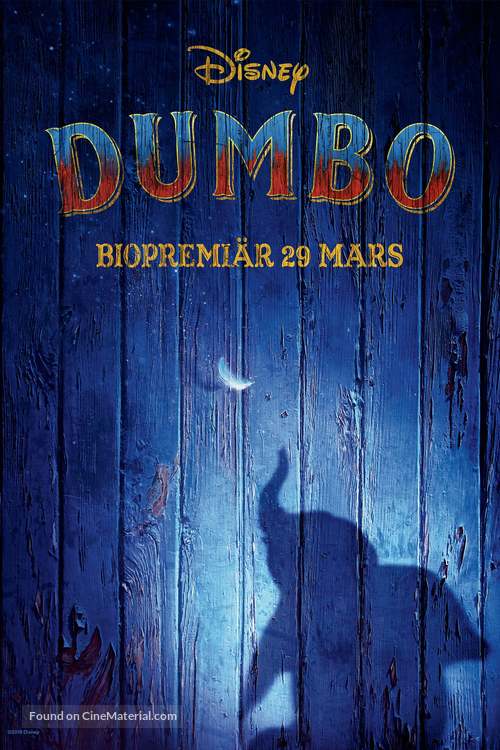 Dumbo - Swedish Movie Poster