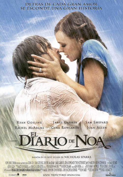 The Notebook - Spanish Theatrical movie poster