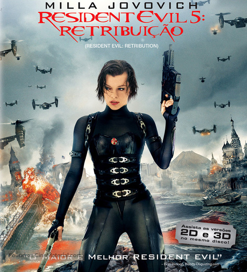 Resident Evil: Retribution - Brazilian Blu-Ray movie cover