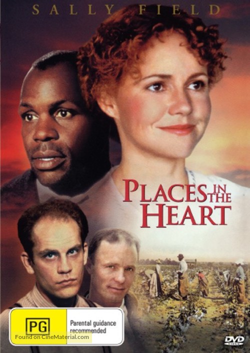 Places in the Heart - Australian DVD movie cover