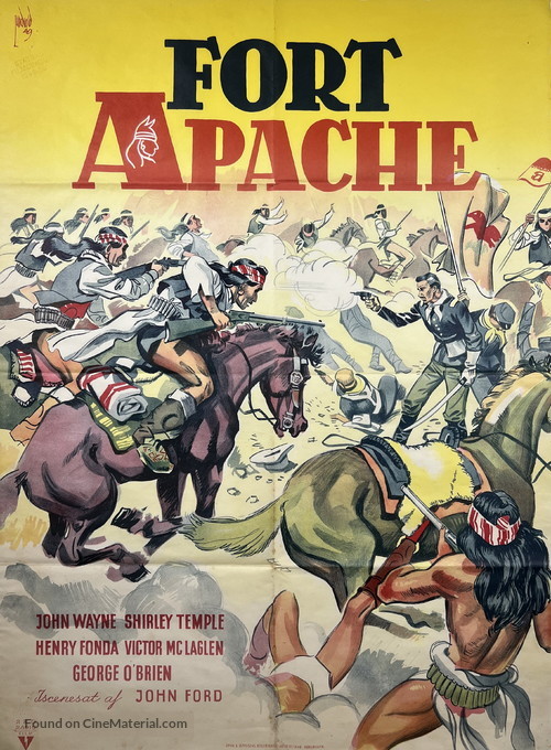Fort Apache - Danish Movie Poster