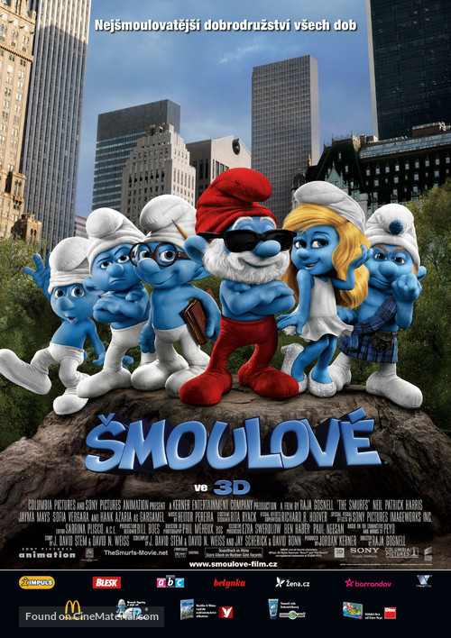 The Smurfs - Czech Movie Poster