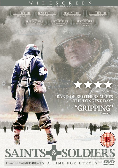 Saints and Soldiers - British DVD movie cover