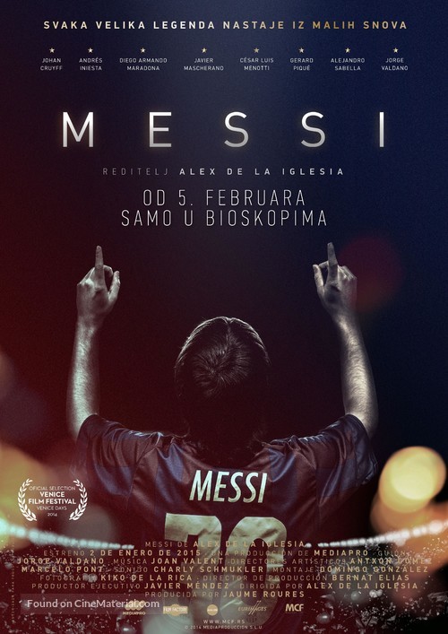 Messi - Serbian Movie Poster