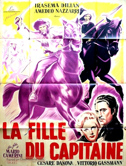 La figlia del capitano - French Movie Poster