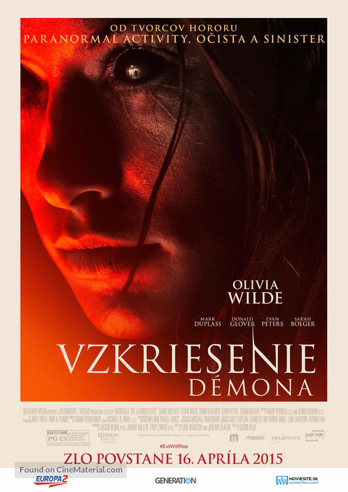 The Lazarus Effect - Slovak Movie Poster