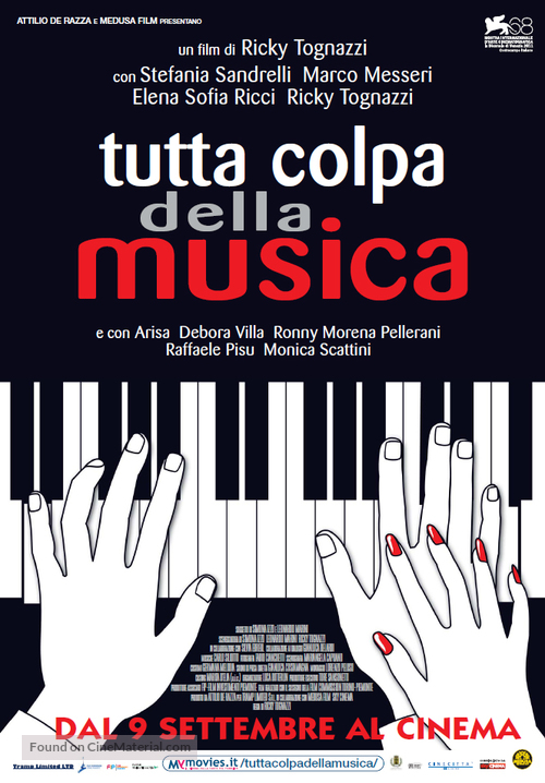 Tutta colpa della musica - Italian Movie Poster