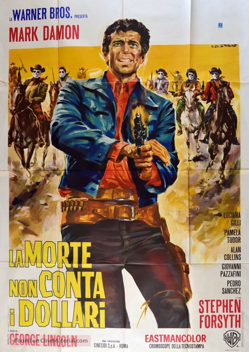 La morte non conta i dollari - Italian Movie Poster