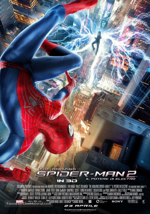 The Amazing Spider-Man 2 - Italian Movie Poster