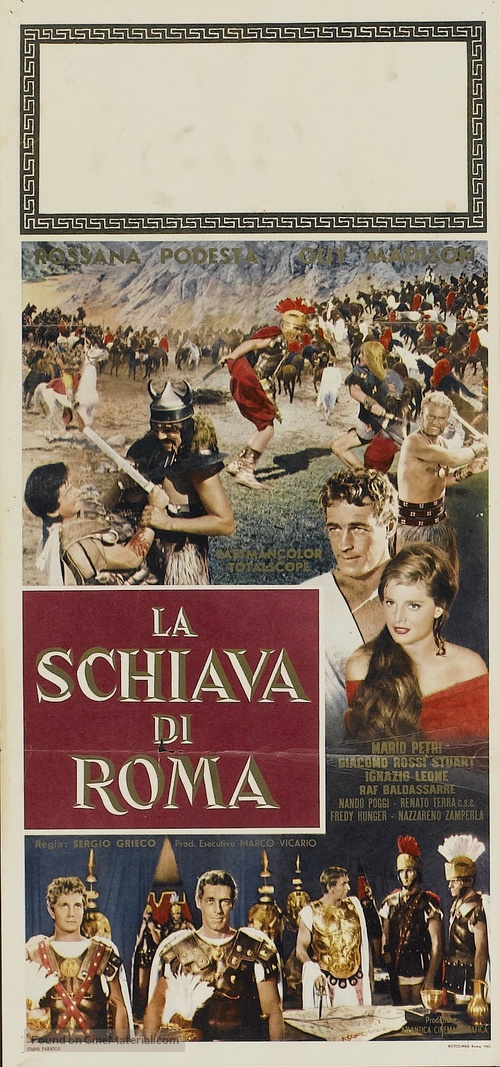 La schiava di Roma - Italian Movie Poster