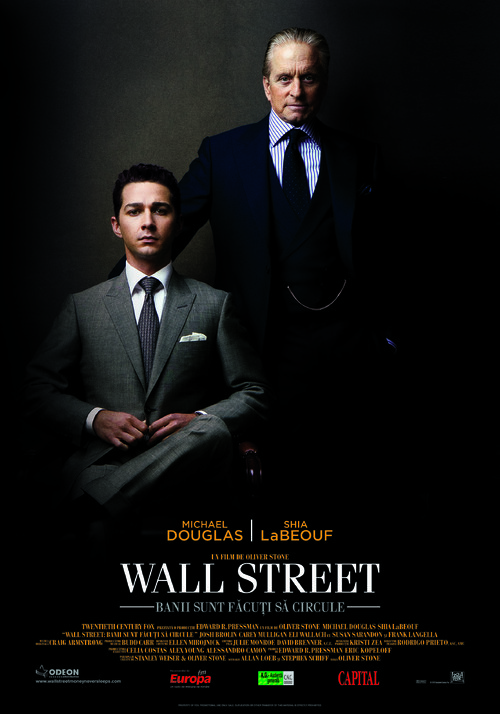 Wall Street: Money Never Sleeps - Romanian Movie Poster