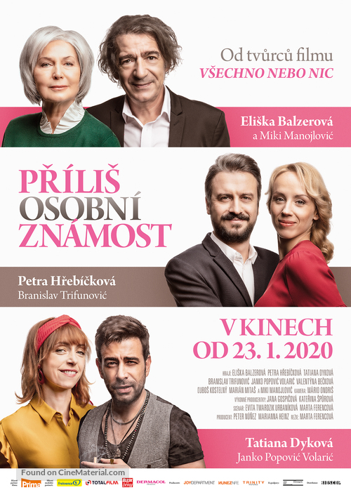 Pr&iacute;lis osobn&iacute; zn&aacute;most - Czech Movie Poster