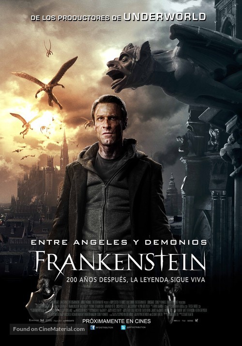 I, Frankenstein - Chilean Movie Poster