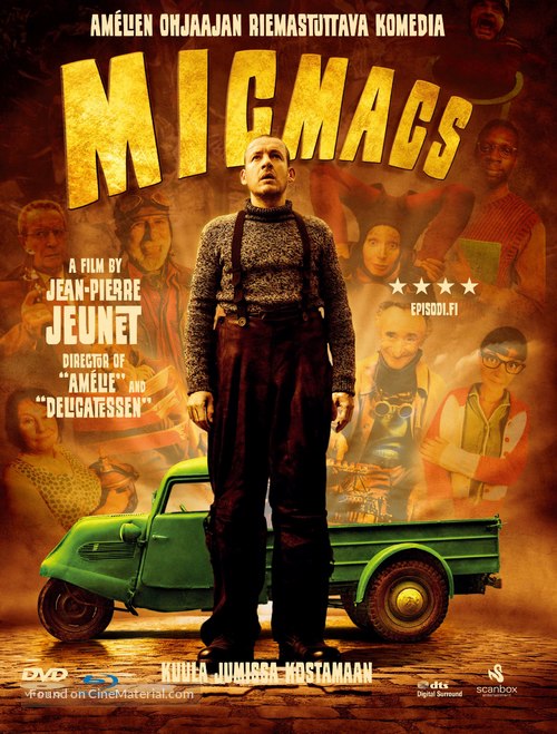 Micmacs &agrave; tire-larigot - Finnish DVD movie cover