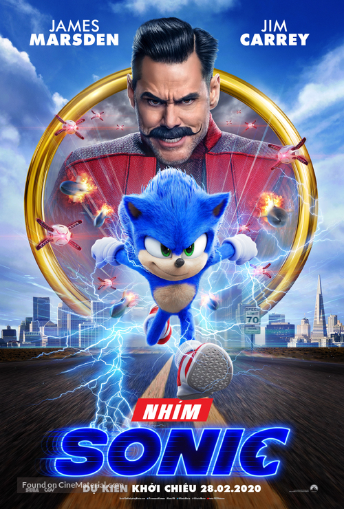 Sonic the Hedgehog - Vietnamese Movie Poster