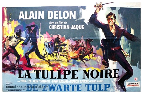 La tulipe noire - Belgian Movie Poster