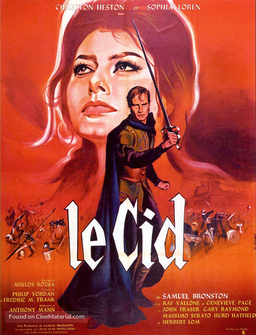 El Cid - French Movie Poster