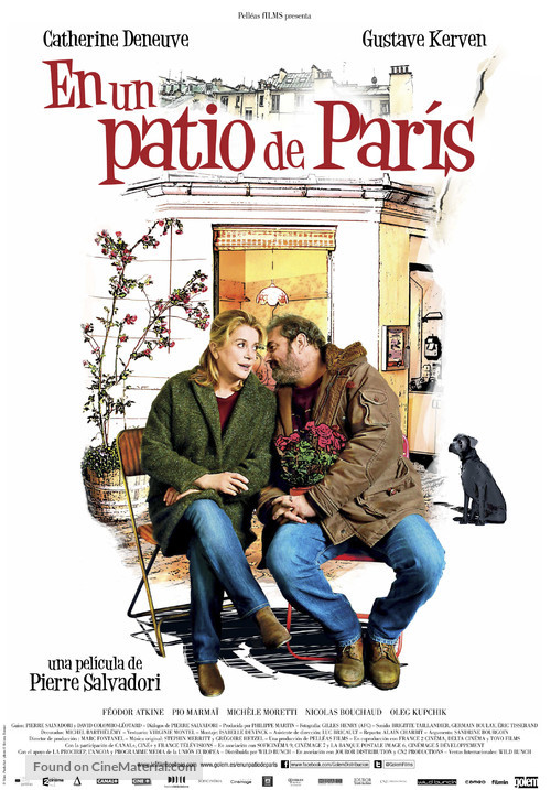 Dans la cour - Spanish Movie Poster