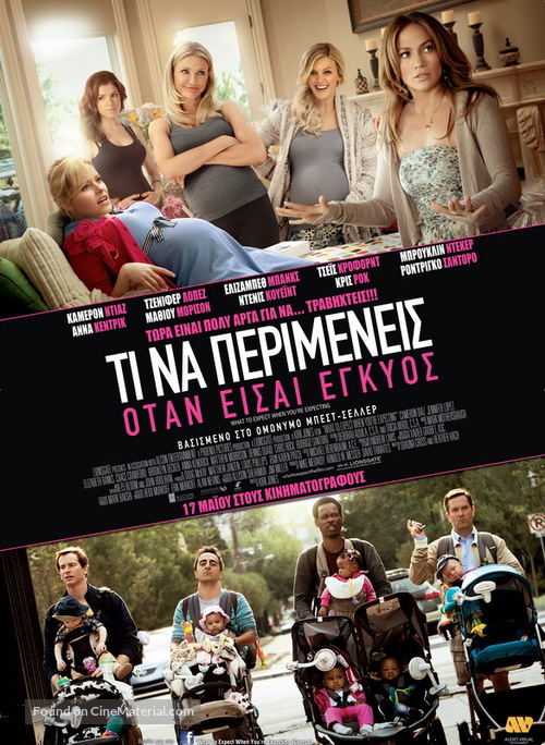 What to Expect When You&#039;re Expecting - Greek Movie Poster
