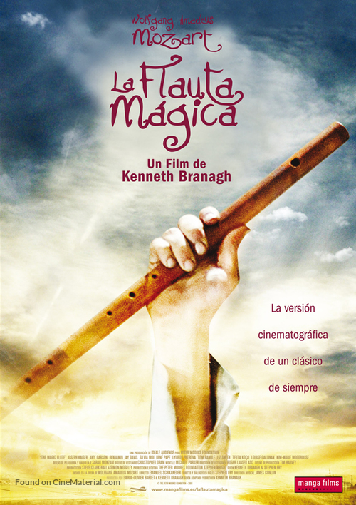 The Magic Flute - Spanish Movie Poster