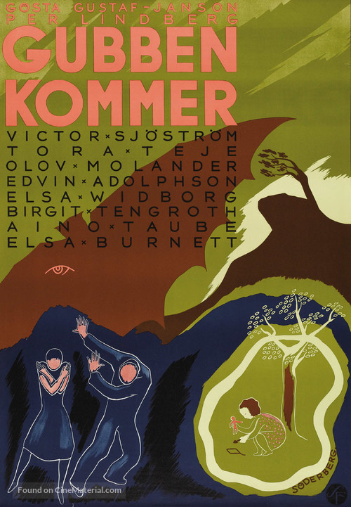 Gubben kommer - Swedish Movie Poster