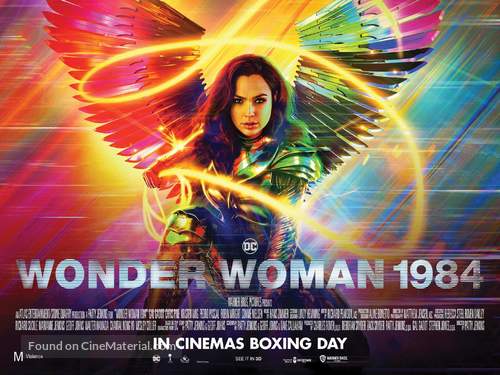 Wonder Woman 1984 - New Zealand Movie Poster
