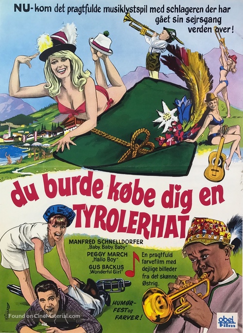 Ich kauf&#039; mir lieber einen Tirolerhut - Danish Movie Poster