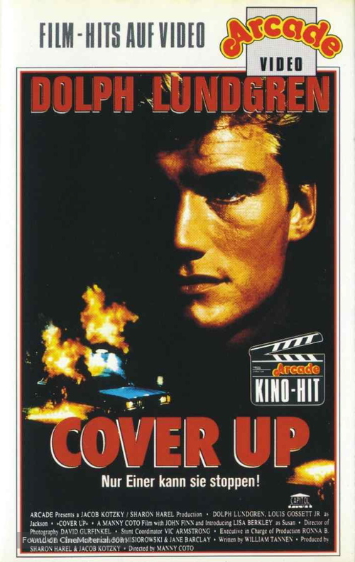 Cover Up - German VHS movie cover