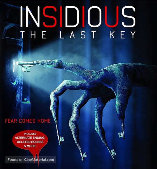 Insidious: The Last Key - Blu-Ray movie cover