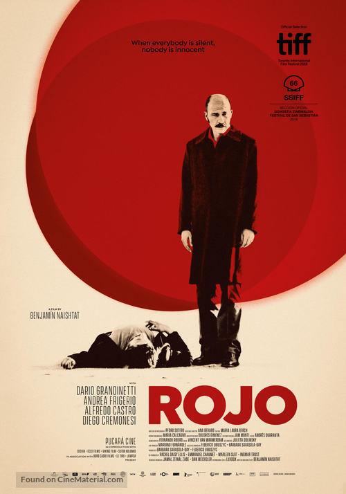 Rojo - British Movie Poster