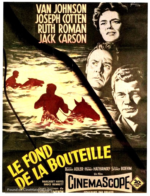 The Bottom of the Bottle - French Movie Poster