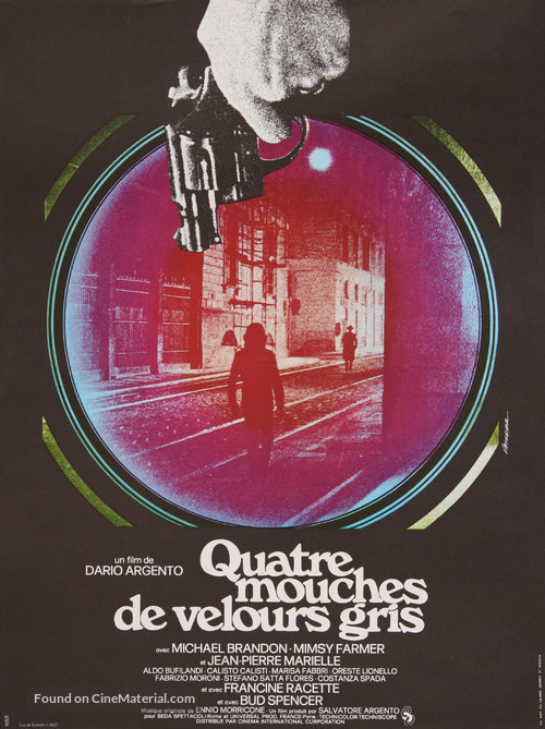 4 mosche di velluto grigio - French Movie Poster