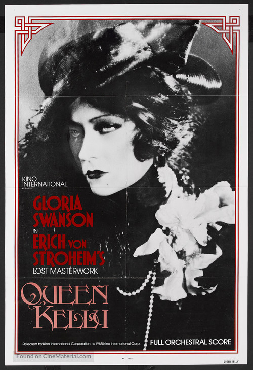 Queen Kelly - Re-release movie poster
