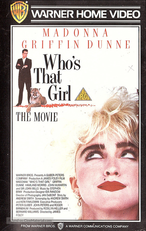 Who&#039;s That Girl? - Finnish VHS movie cover