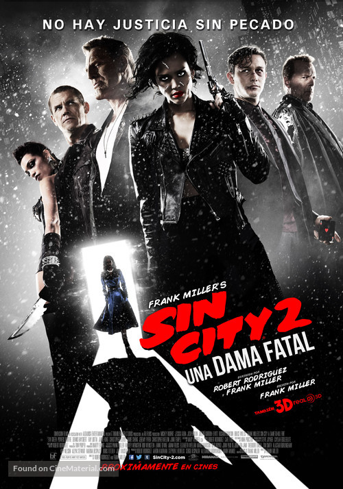 Sin City: A Dame to Kill For - Chilean Movie Poster