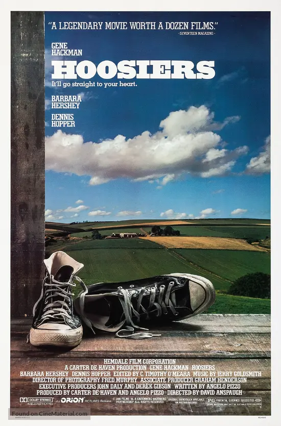 Hoosiers (1986) movie poster