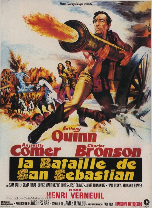 La bataille de San Sebastian - French Theatrical movie poster