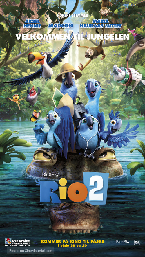 Rio 2 - Norwegian Movie Poster