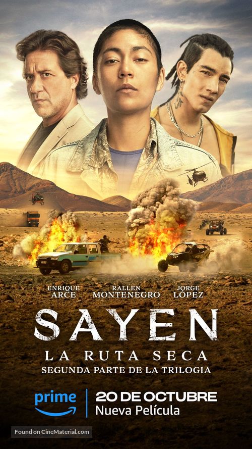 Sayen: La Ruta Seca - Chilean Movie Poster