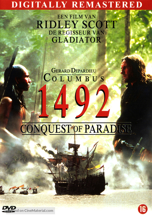 1492: Conquest of Paradise - Dutch DVD movie cover