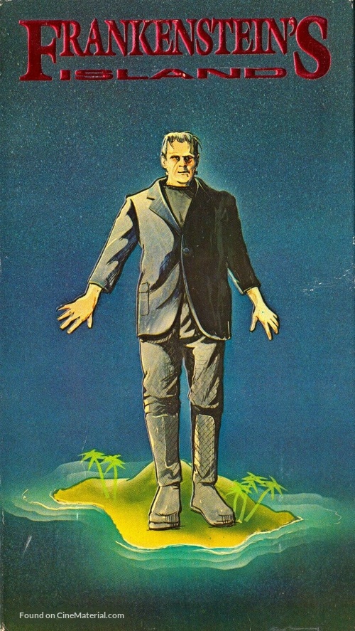 Frankenstein Island - VHS movie cover