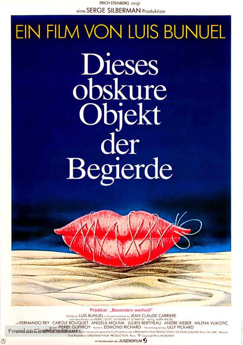 Cet obscur objet du d&eacute;sir - German Movie Poster