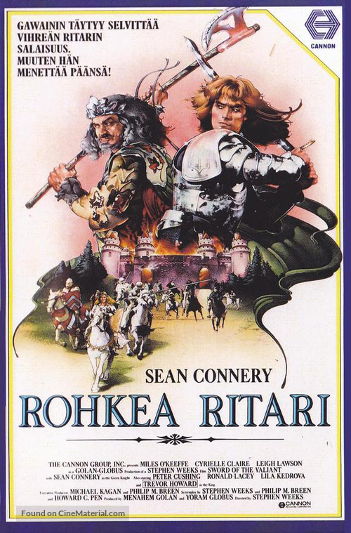 Sword of the Valiant: The Legend of Sir Gawain and the Green Knight - Finnish VHS movie cover