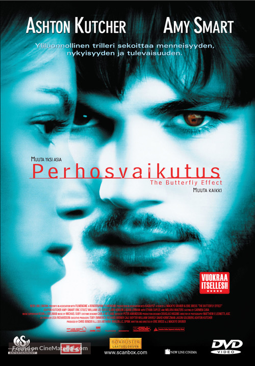 The Butterfly Effect - Finnish DVD movie cover