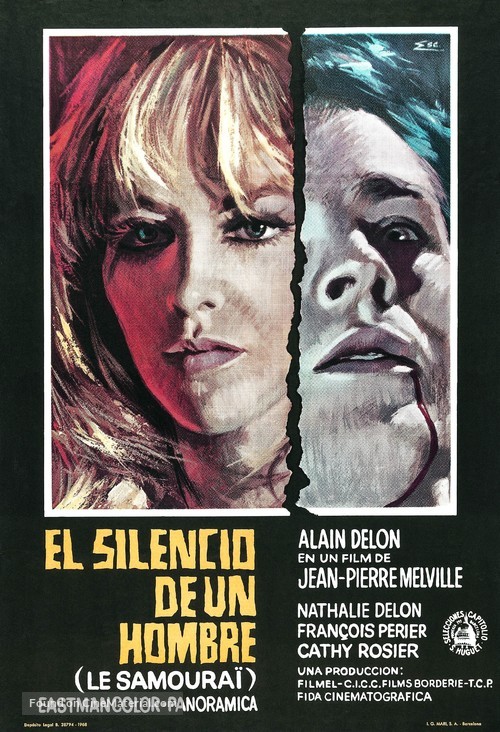 Le samoura&iuml; - Spanish Movie Poster